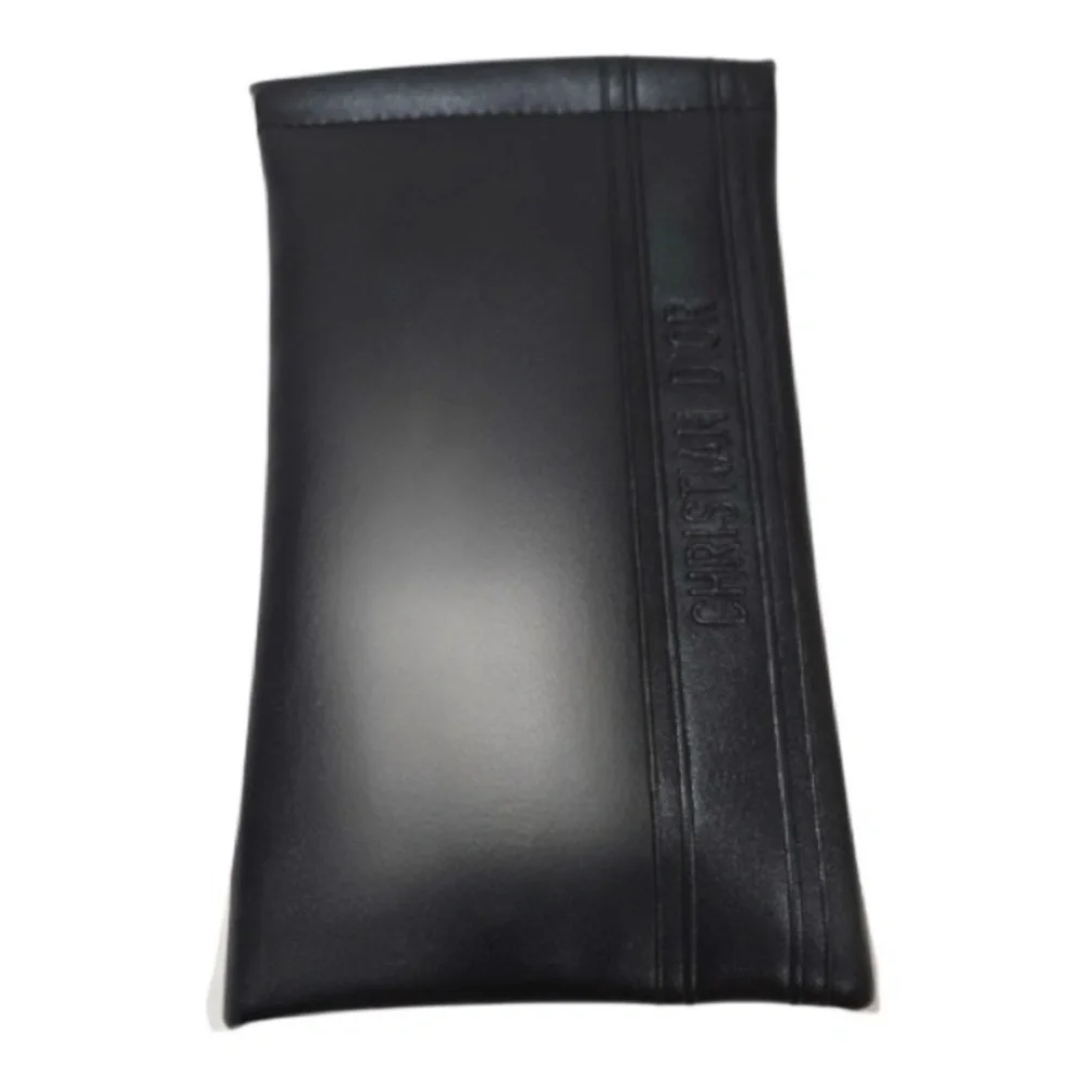 Christian Dior Black Leather sunglasses case - Picture 2 of 3